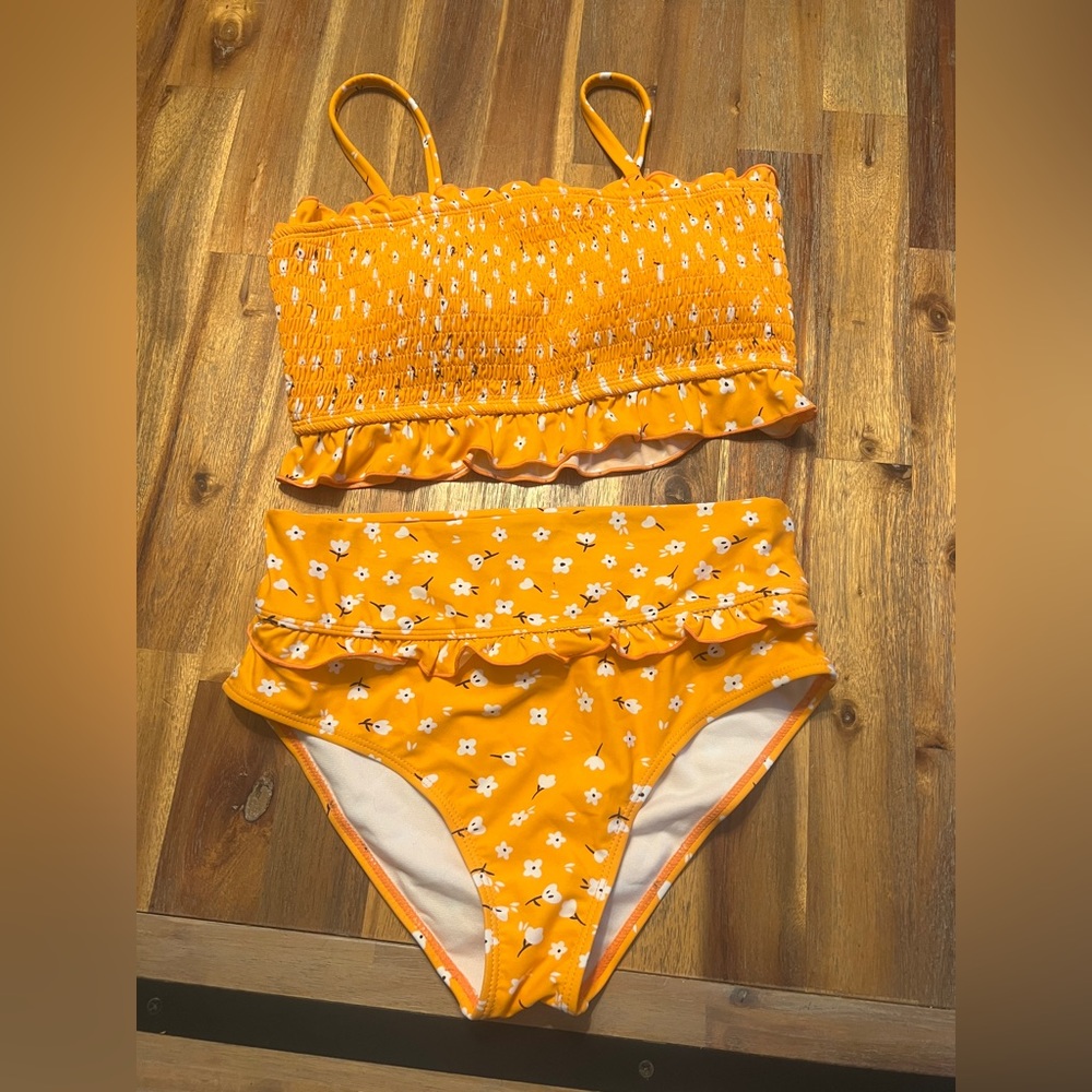 Orange bikini